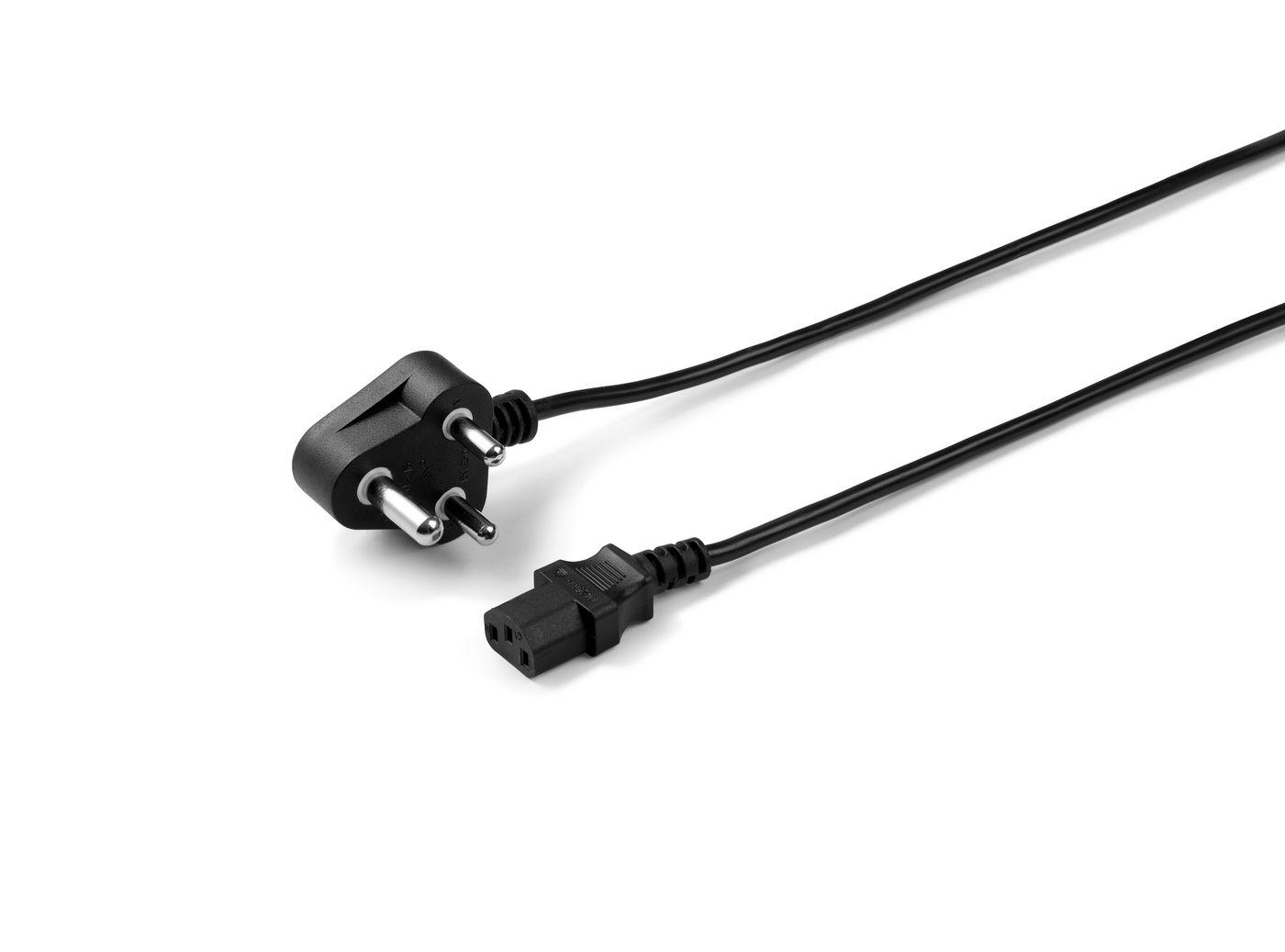 Microconnect PE010418SOUTHAFRICA cavo di alimentazione Nero 18 m Accoppiatore C13 (Power Cord South Africa -C13 - 1.8m S. Afric