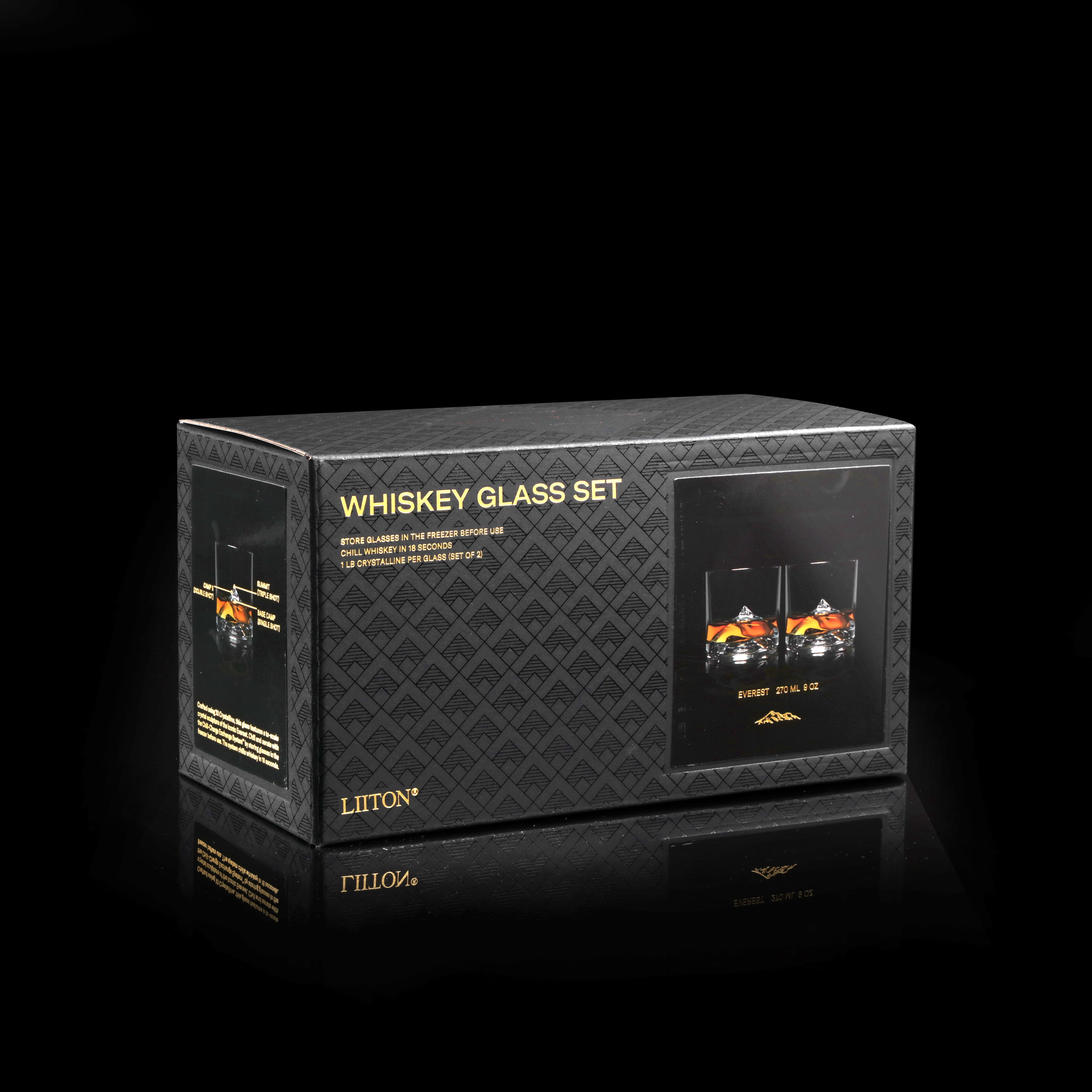 Set di 2 bicchieri da whisky Liiton "Everest".