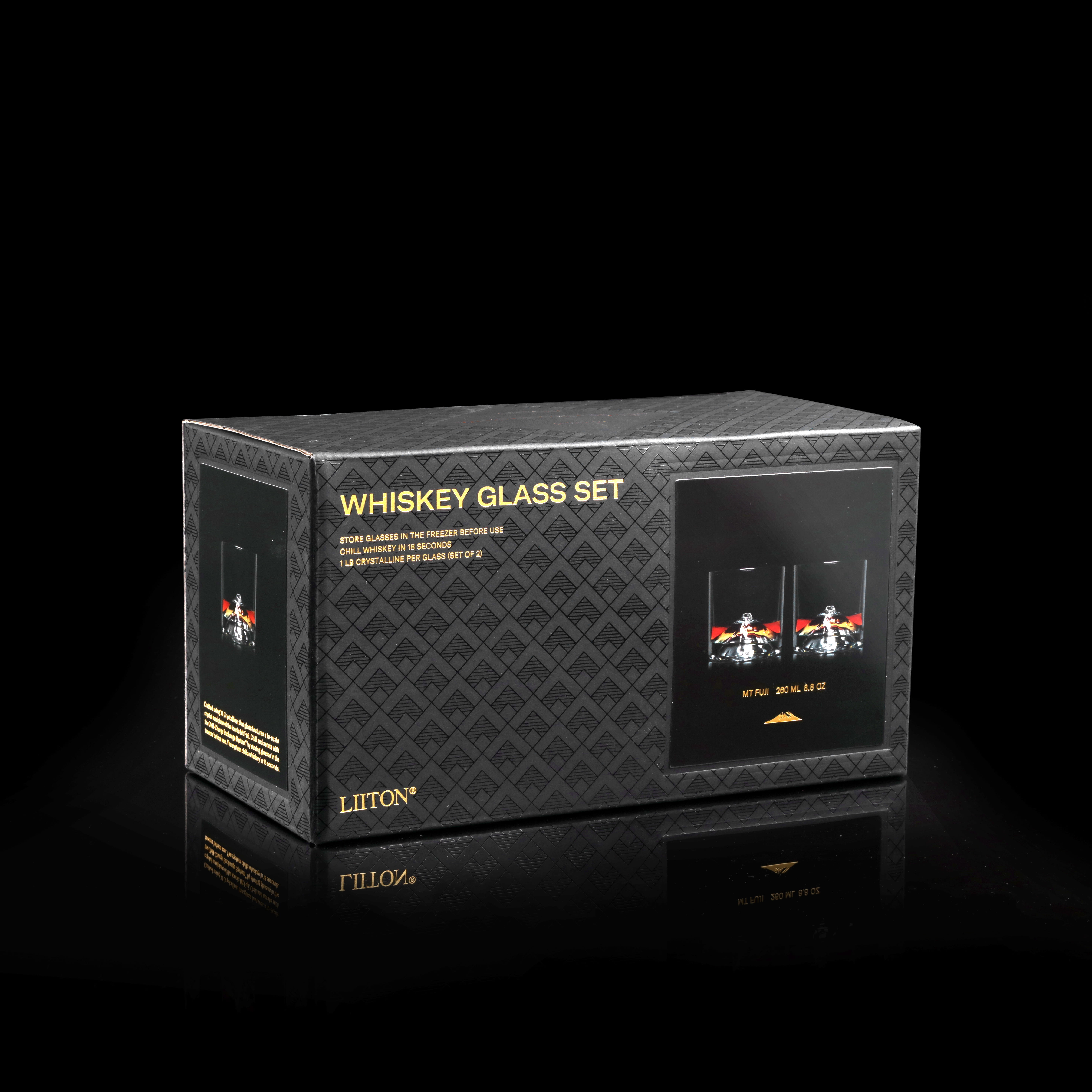 Set di 2 bicchieri da whisky Liiton "Fuji".