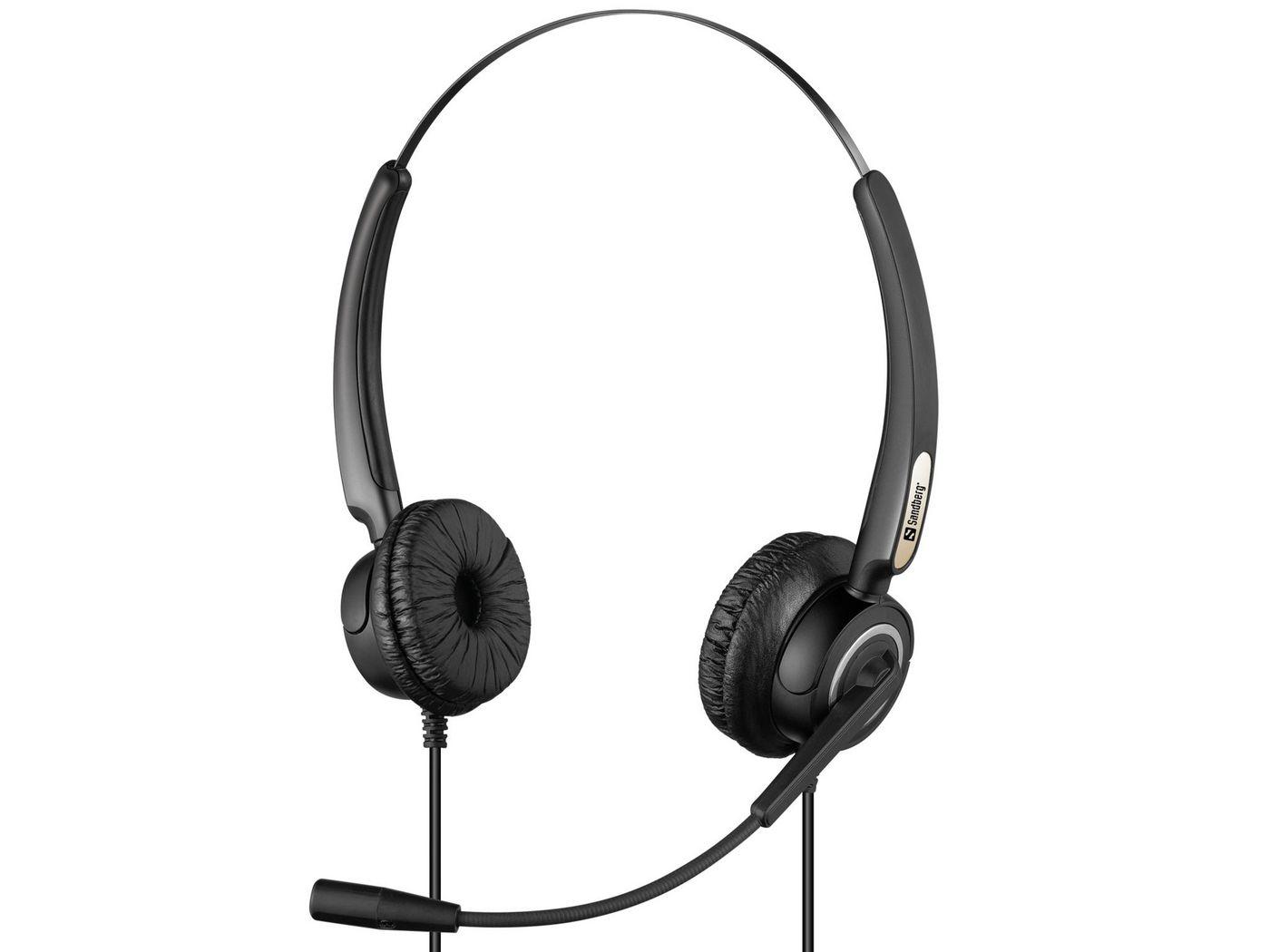 Sandberg USB Office Headset Pro Stereo (USB Office Headset Pro Stereo - USB Office Headset Pro - Stereo Headset Head-band Offic