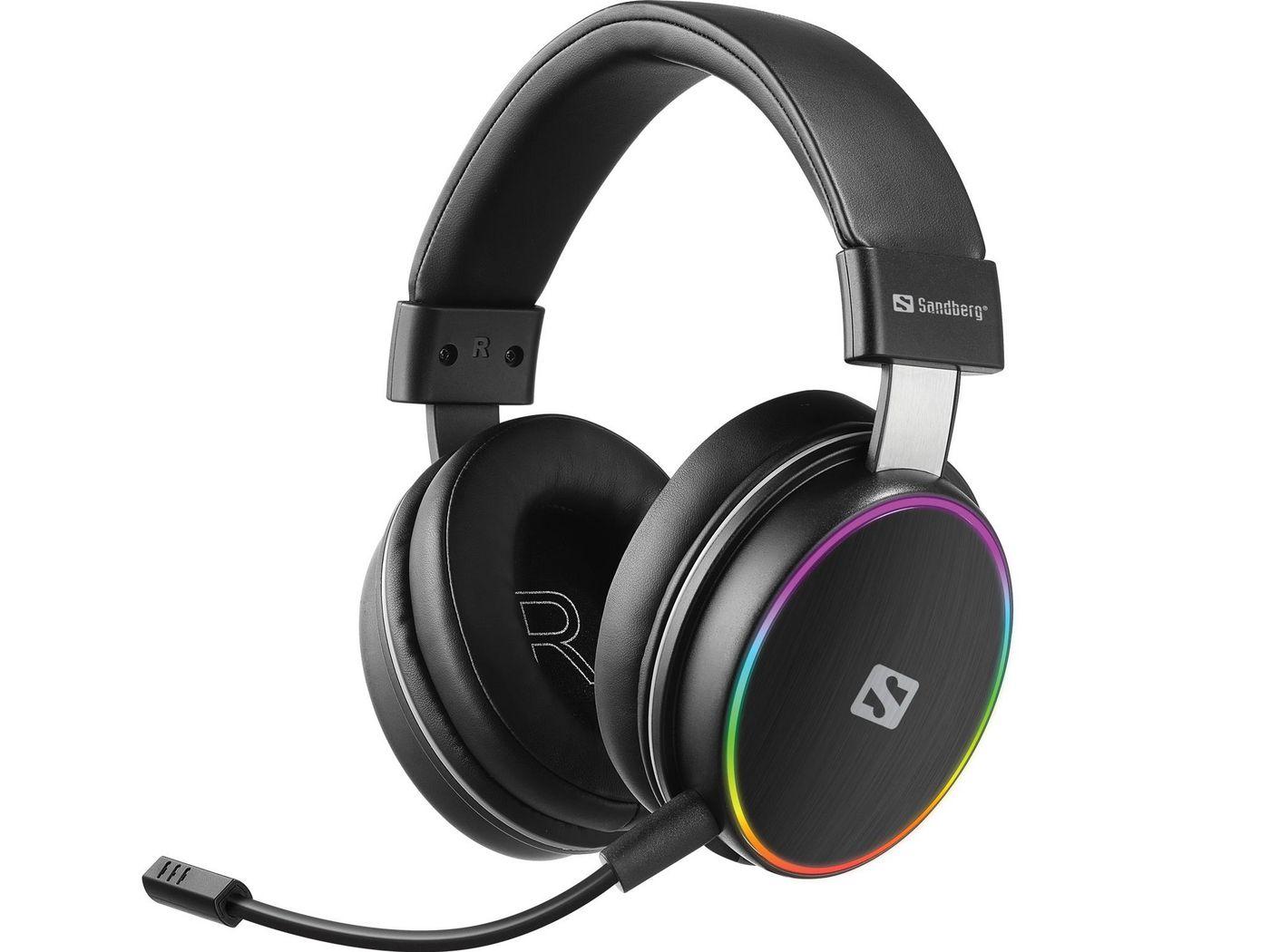 Sandberg 126-42 cuffia e auricolare Con cavo e senza cavo A Padiglione Giocare Bluetooth Nero (HeroBlaster Wireless Headset - H