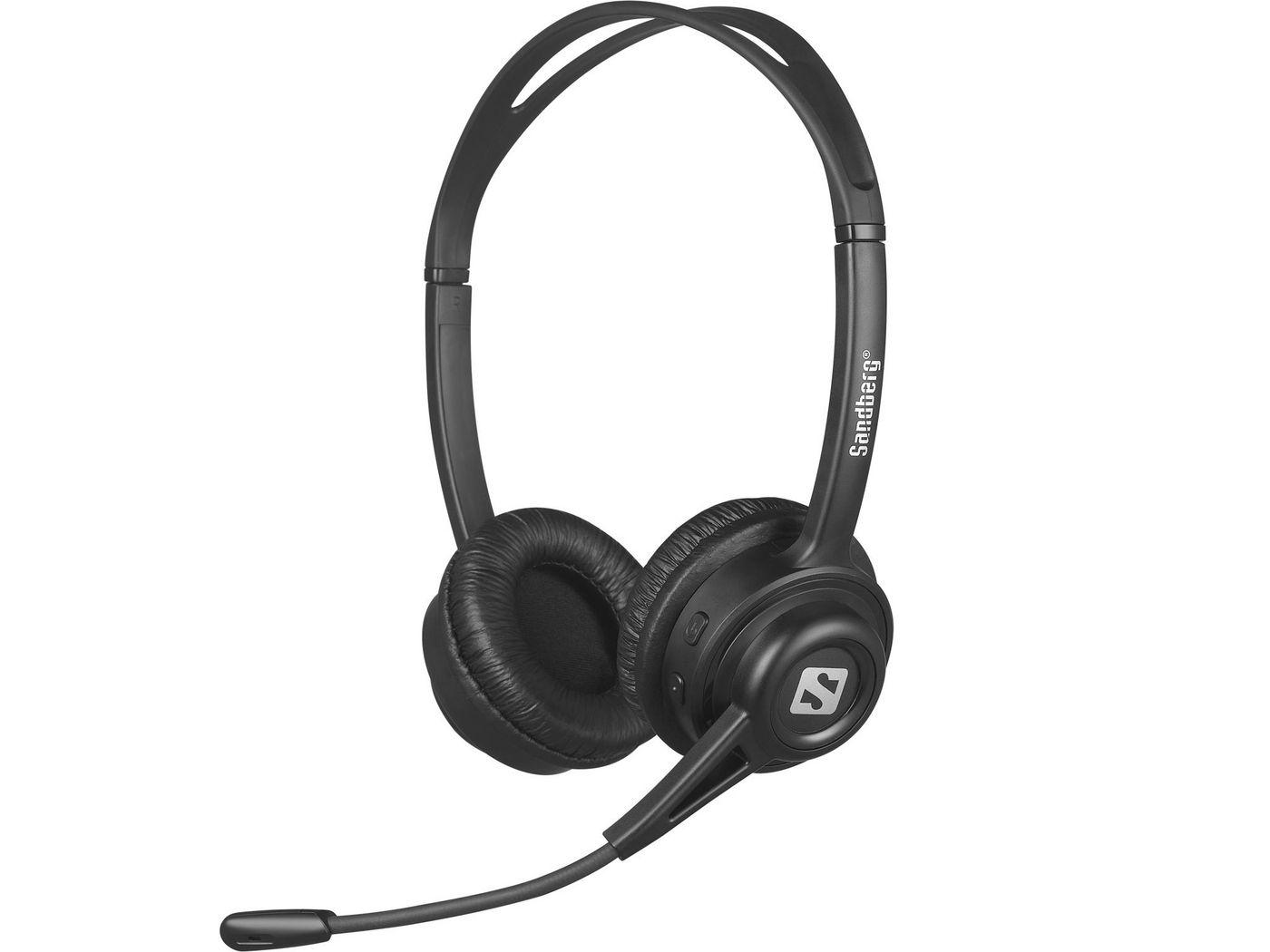 Sandberg 126-43 cuffia e auricolare Wireless A Padiglione Musica/Giornaliera Bluetooth Nero (Bluetooth Call Headset - Bluetooth