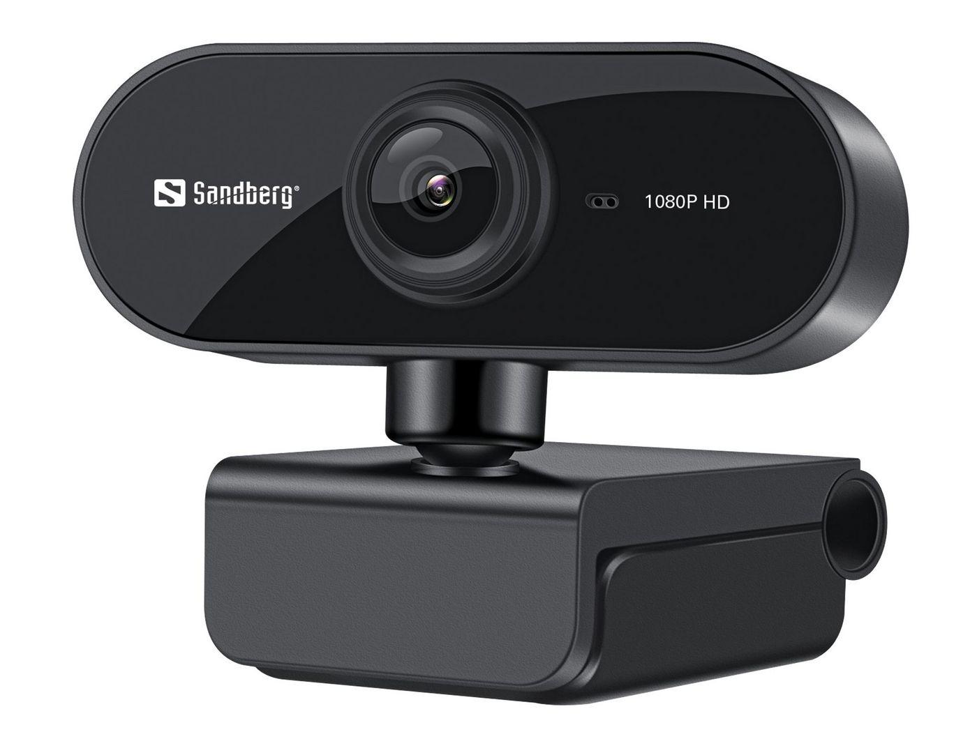 Sandberg USB Webcam Flex 1080P HD (USB Webcam Flex 1080P HD - USB Webcam Flex 1080P HD 2 - MP 1920 x 1080 pixels 30 fps USB Bla
