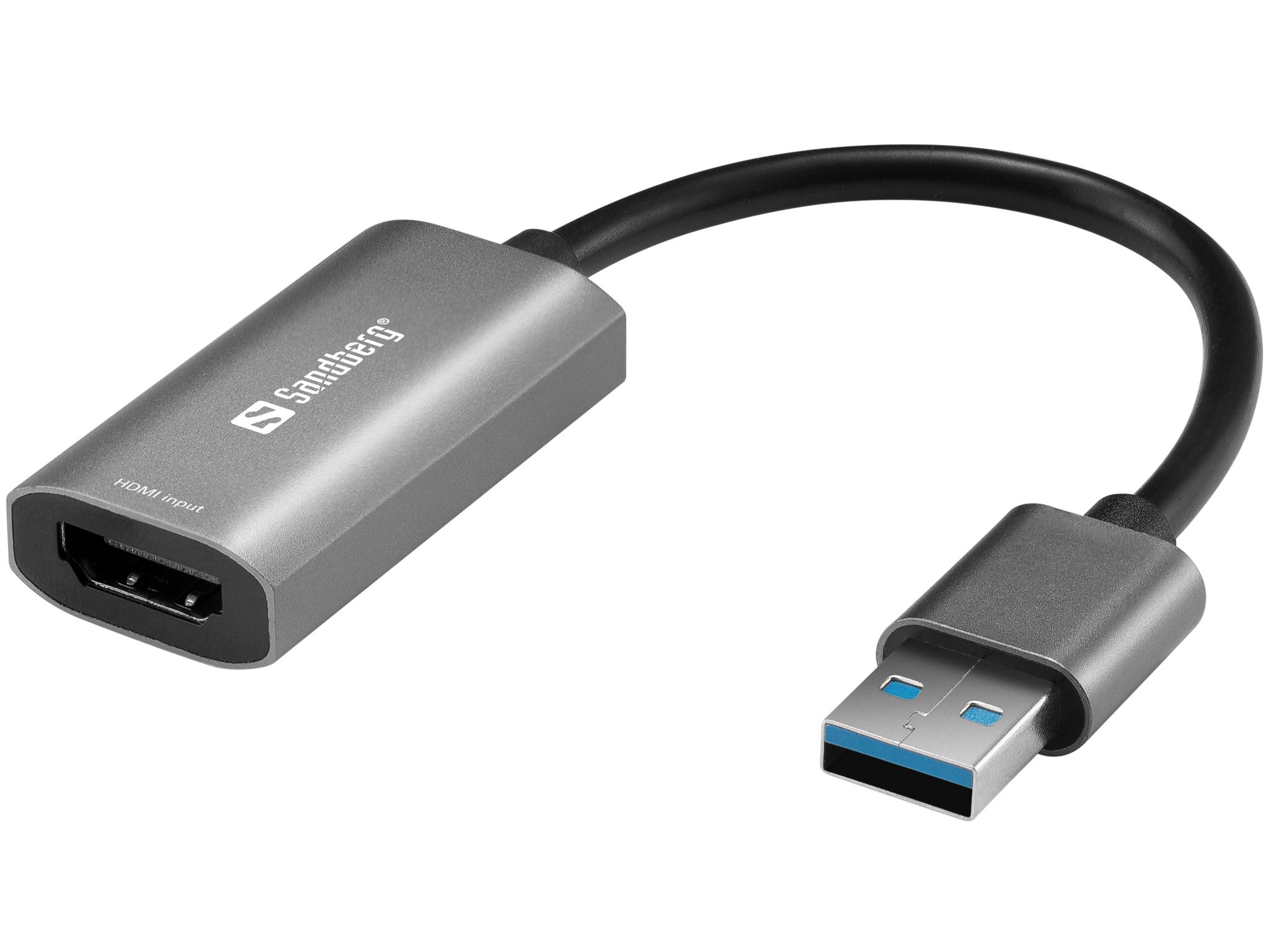 Sandberg 134-19 adattatore grafico USB Grigio