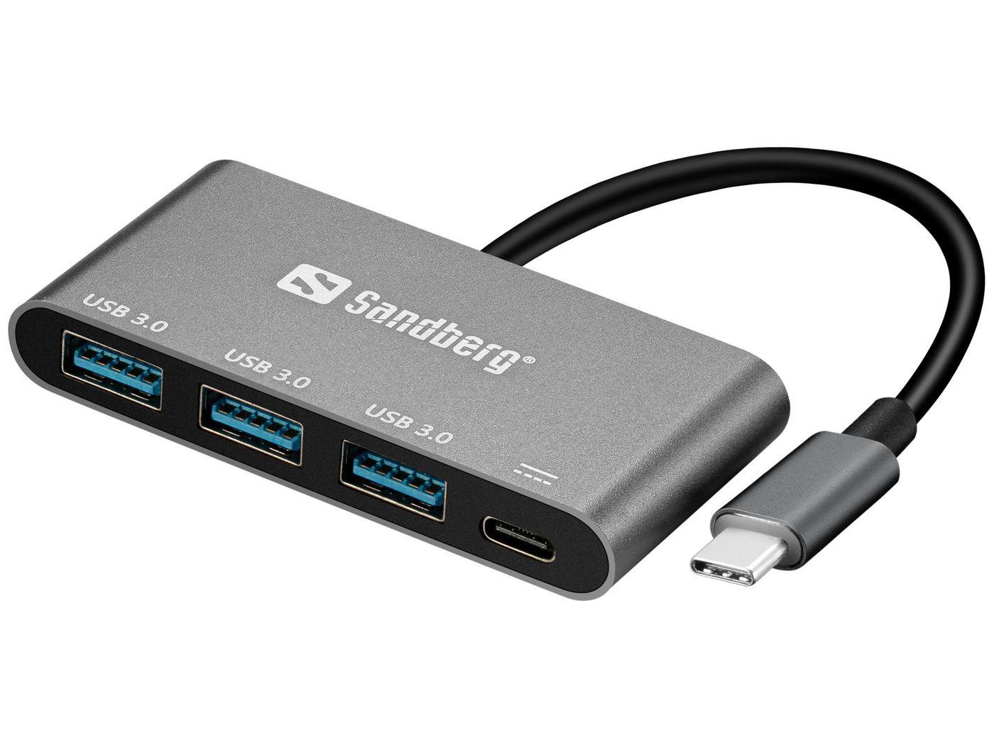 Sandberg USB-C to 3xUSB 3.0 Hub PD