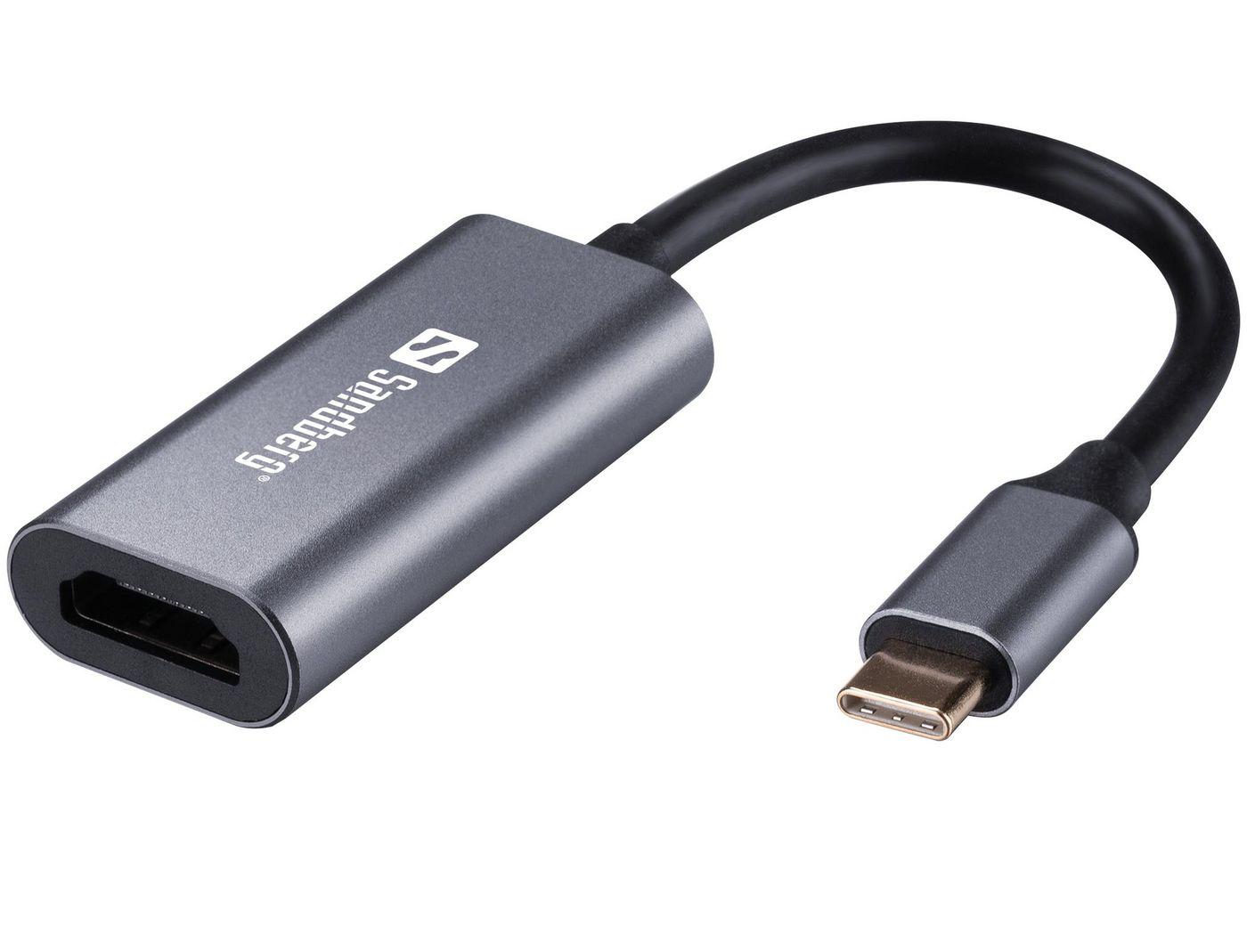 Sandberg USB-C to HDMI Link 4K (USB-C to HDMI Link - USB-C to HDMI Link 4K/60 Hz - USB Type-C HDMI Male Female 1920 x 1080 HD 1