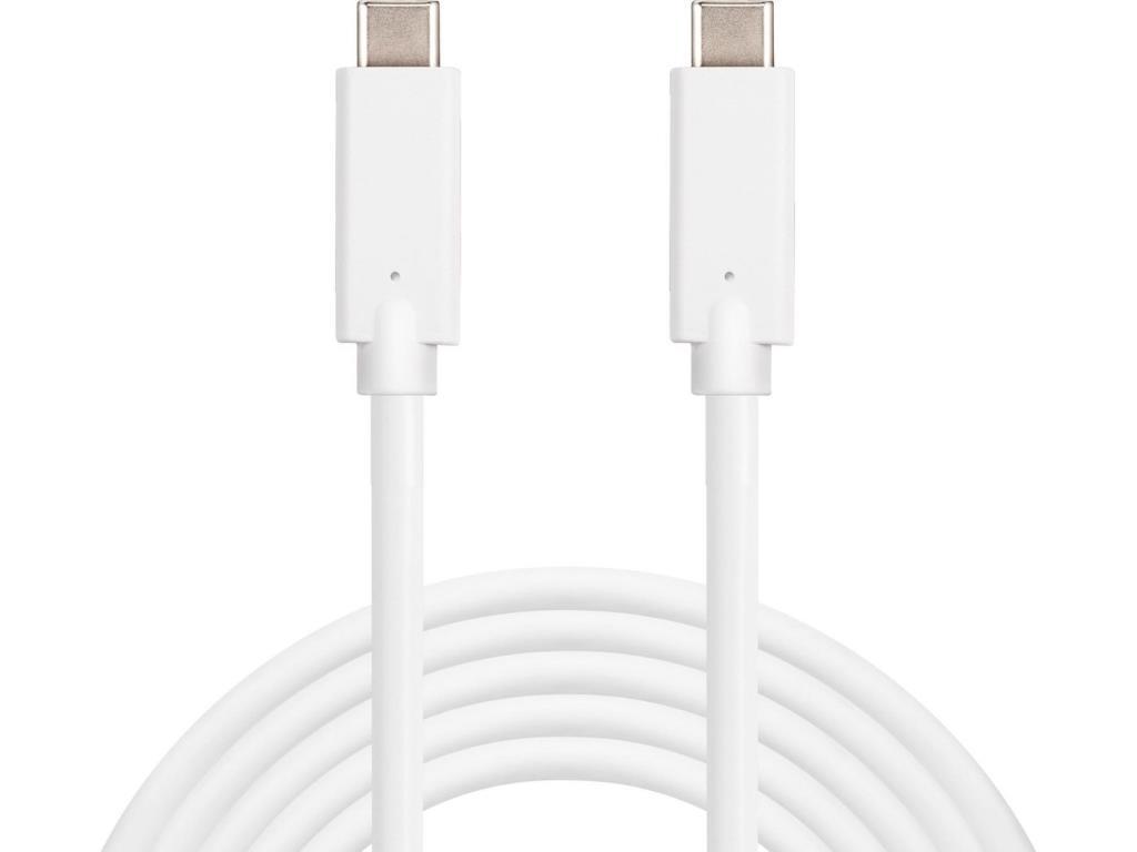 Cavo USB Tipo C per la ricarica. Lunghezza 2mt. - Bianco (NO DATI)