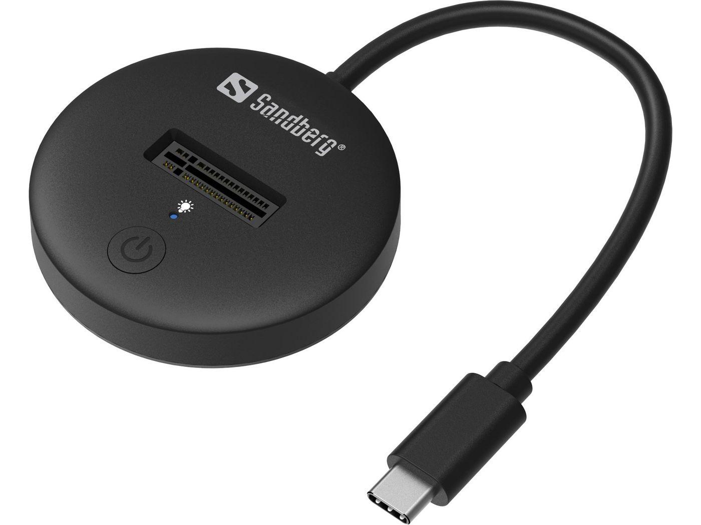 Sandberg USB 3.2 Dock for M.2NVMe SSD (USB 3.2 Dock for M.2NVMe SSD - USB 3.2 Dock for M.2NVMe SSD - Warranty 60M)