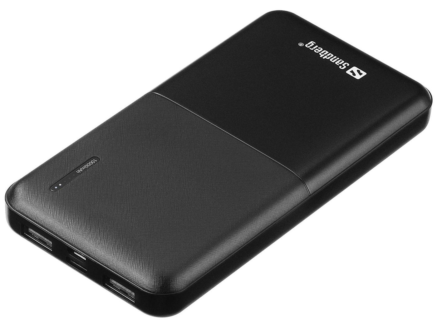 Sandberg Saver Powerbank 10000 (Saver Powerbank 10000 - Saver Powerbank 10000 Black - Universal Rectangle Lithium Polymer LiPo