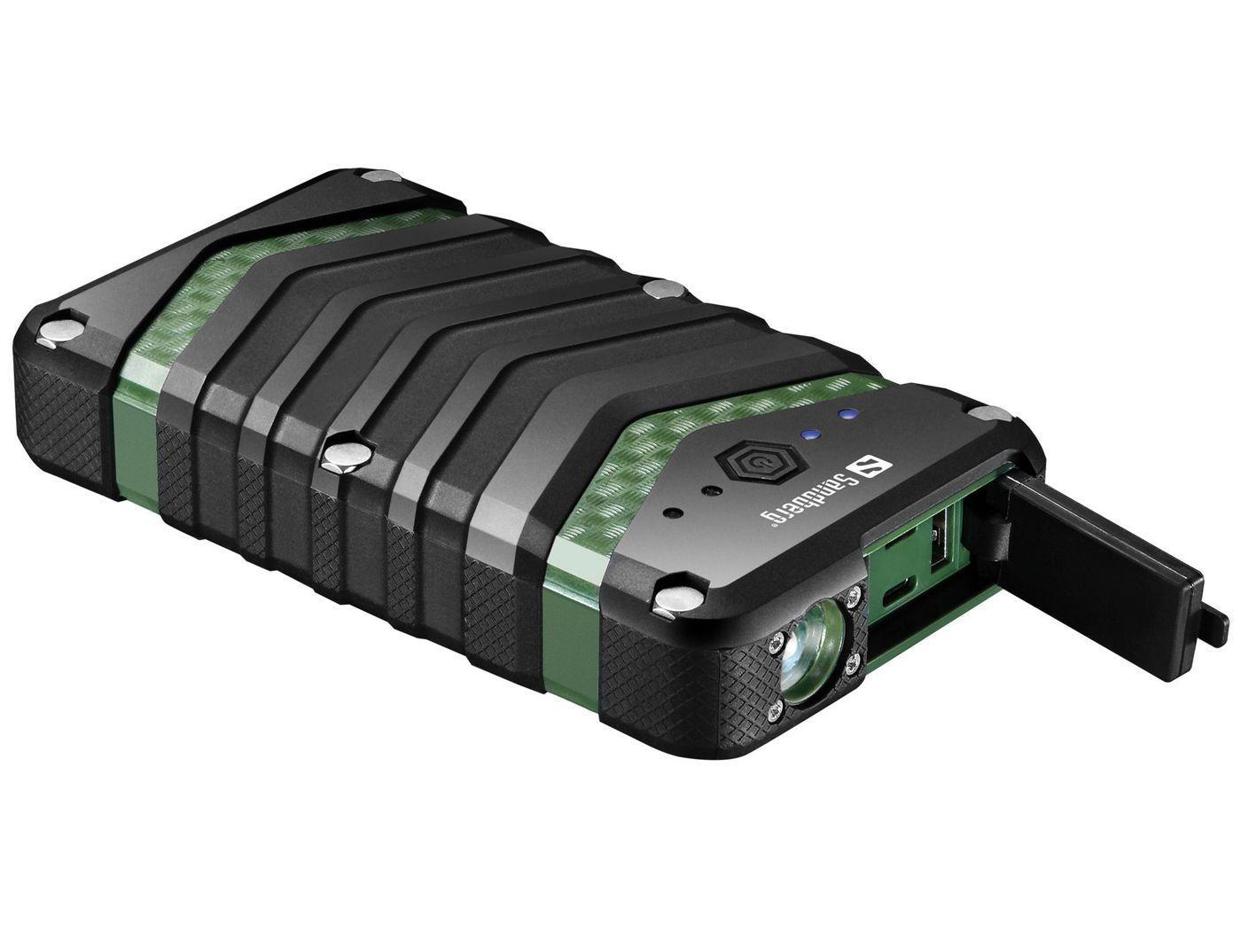 Sandberg Survivor Powerbank 20100 (Survivor Powerbank 20100 - Survivor Powerbank 20100 - BlackGreen Universal IP67 Lithium-Ion