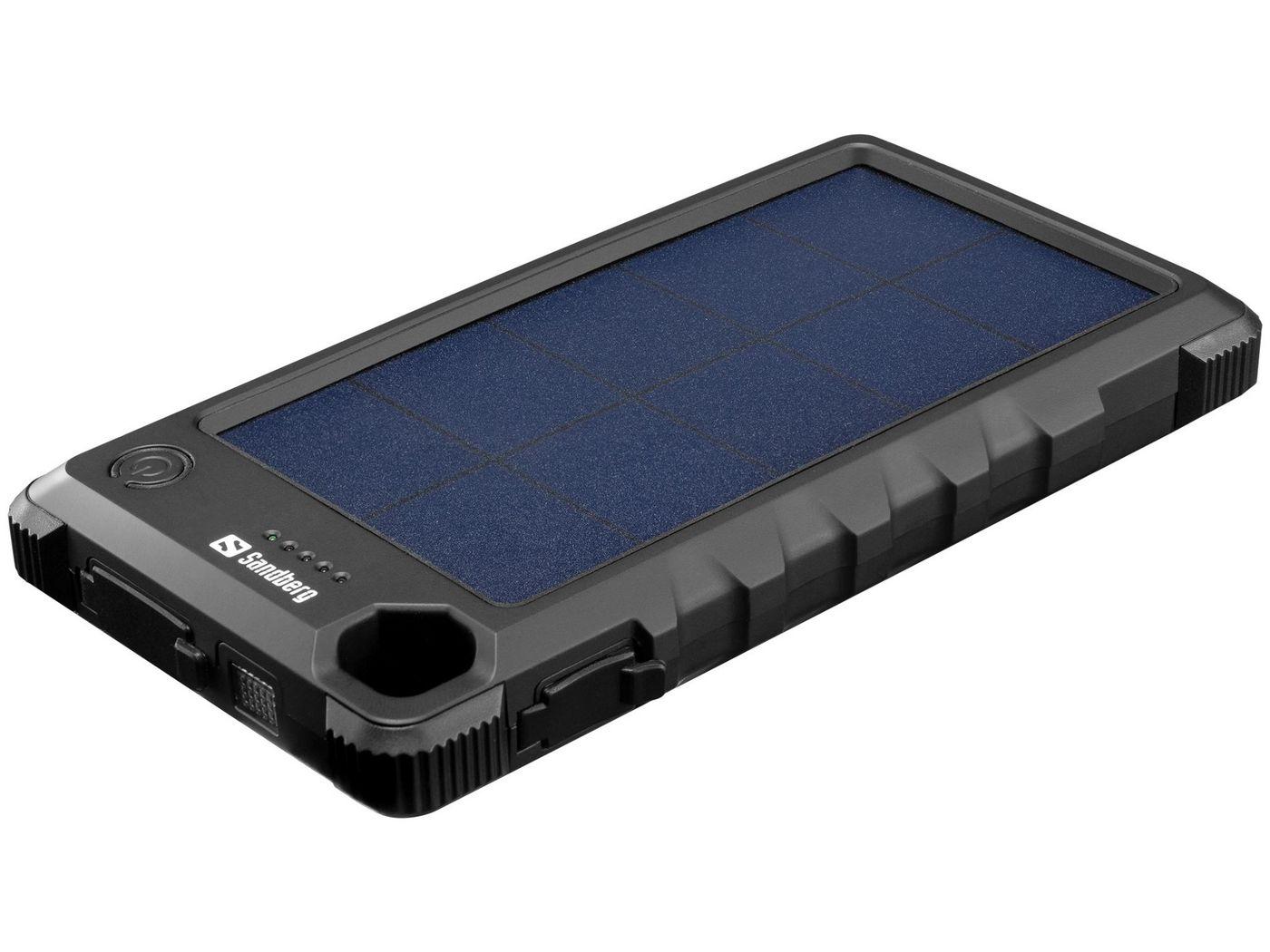 Sandberg Outdoor Solar Powerbank 10000 (Outdoor Solar Powerbank 10000 - Outdoor Solar Powerbank - 10000 Black Mobile phone/Smar