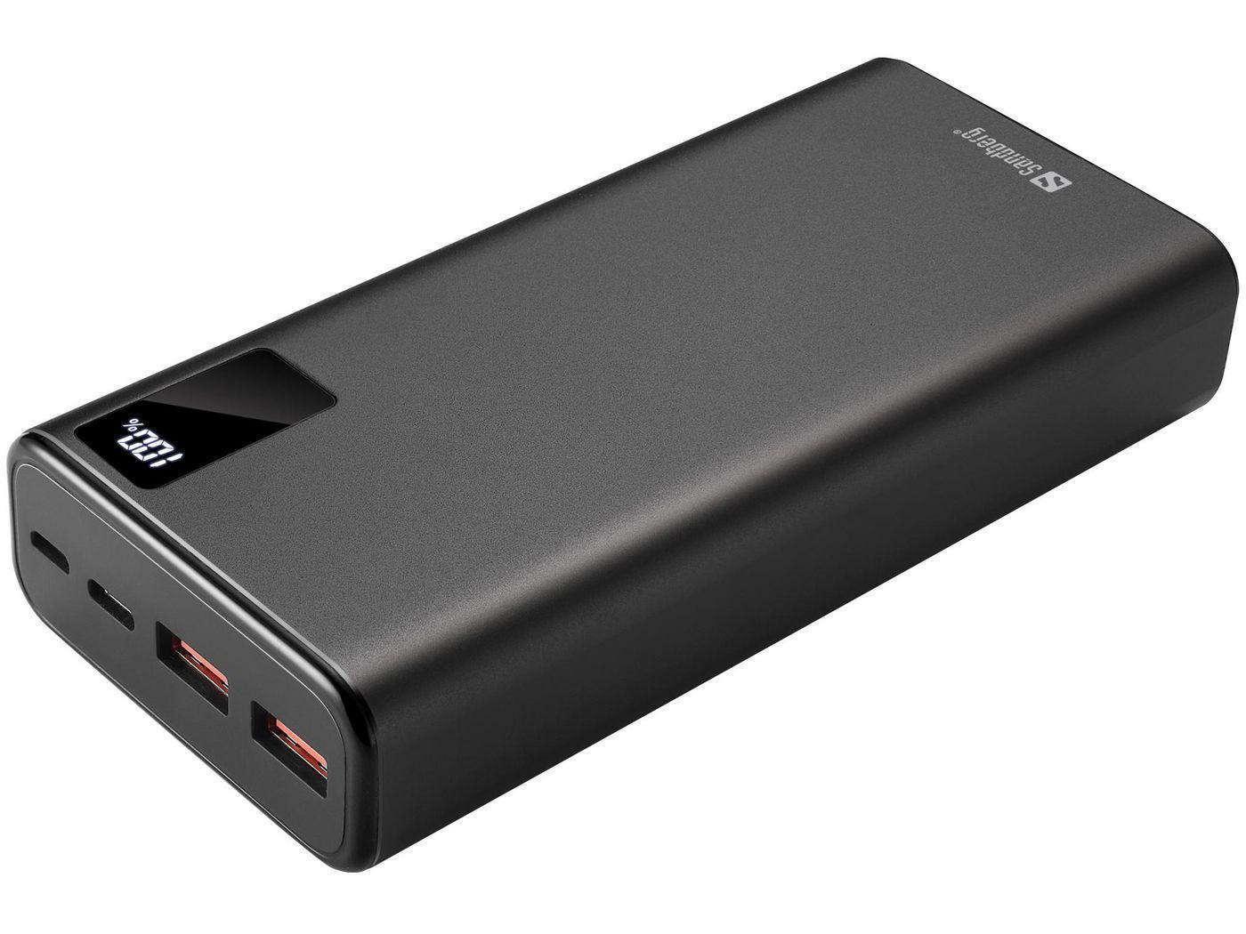 Sandberg 420-59 batteria portatile 20000 mAh Nero (Powerbank USB-C PD 20W 20000 - Powerbank USB-C PD 20W 20000, - Black, Univer