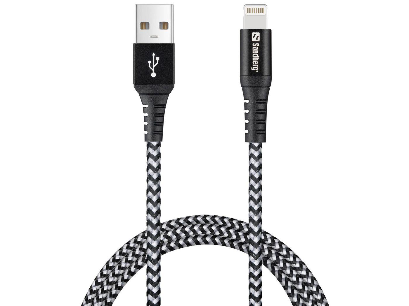 Sandberg Survivor Lightning Cable 1M (Survivor Lightning Cable 1M - Survivor Lightning Cable 1M - 1 m Lightning USB A Male Male