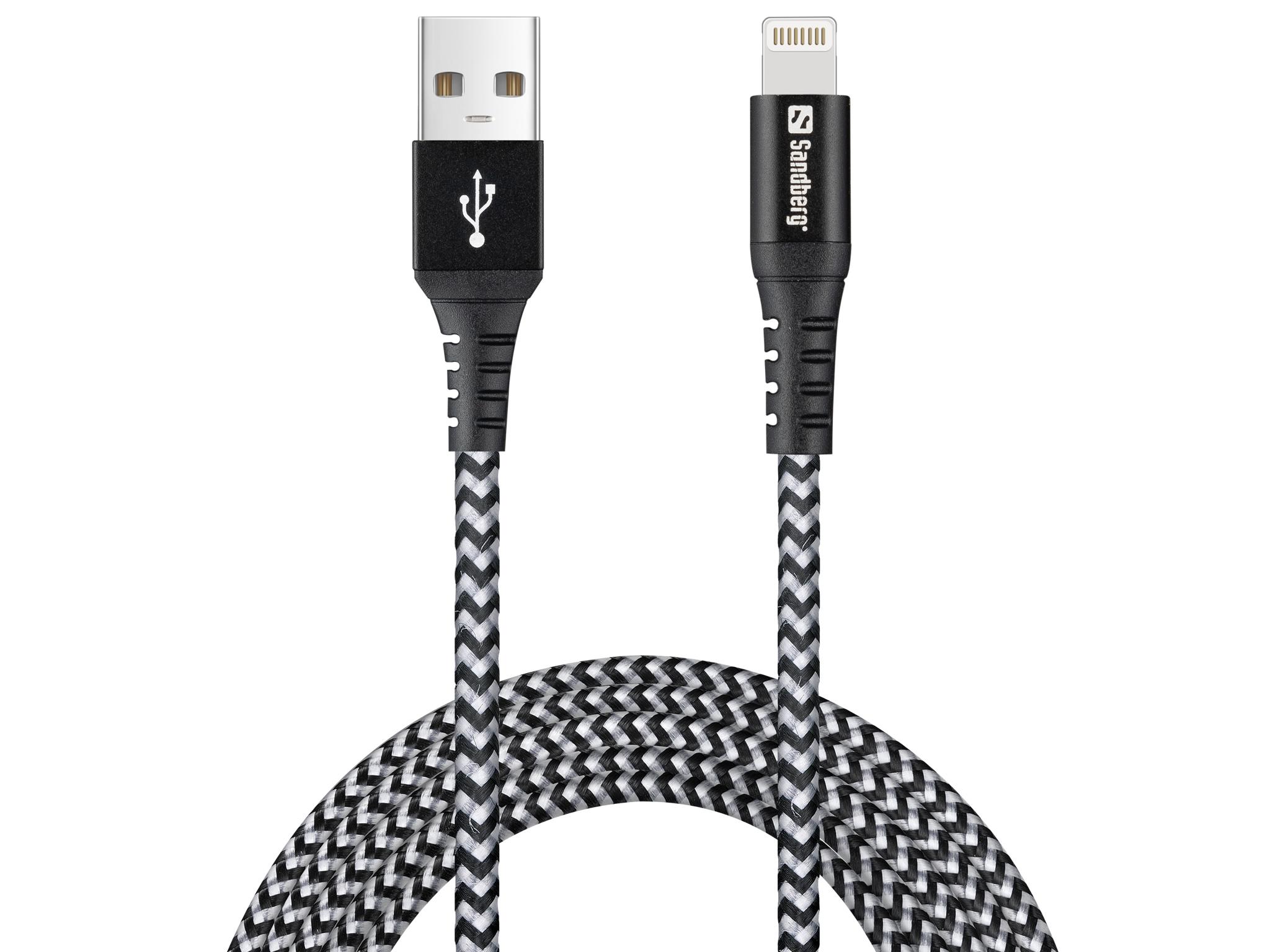 Sandberg Survivor Lightning Cable 2M