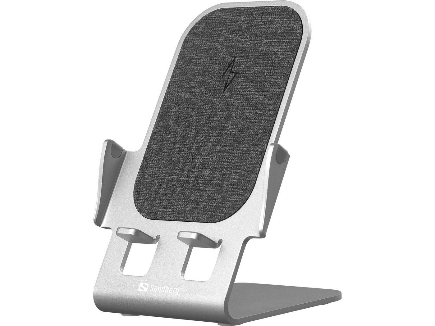 Sandberg 441-51 Caricabatterie per dispositivi mobili Smartphone Grigio USB Carica wireless Ricarica rapida Interno (Wireless C