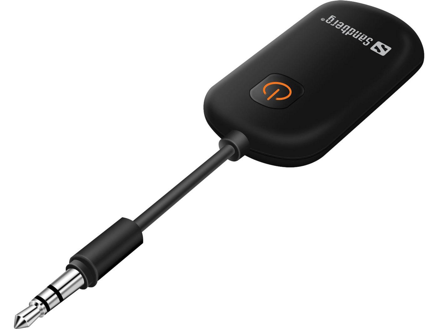 Sandberg 450-12 accessorio per cuffia Ricevitore/trasmettitore (Bluetooth Audio Link 2in1 TxRx - Bluetooth Audio Link 2in1 - Tx