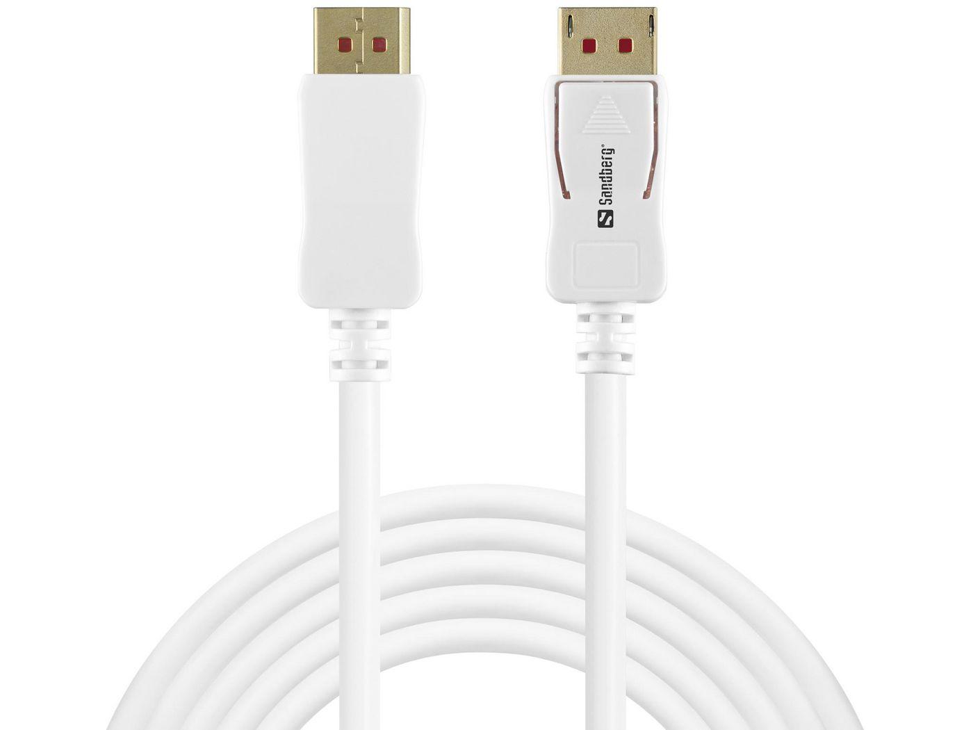 Sandberg DisplayPort 1.4 8K60Hz 2m (DisplayPort 1.4 8K60Hz 2m - DisplayPort 1.4 8K60Hz 2m 2 - m DisplayPort DisplayPort Male Ma