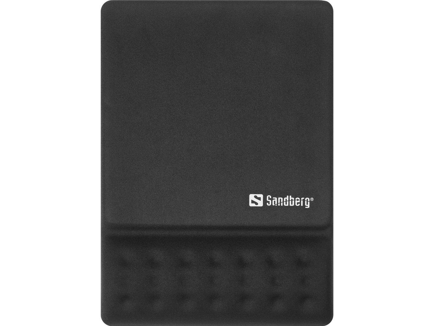 Sandberg 520-38 tappetino per mouse Nero (Memory Foam Mousepad Square - Memory Foam Mousepad Square - Black Monotone Memory foa