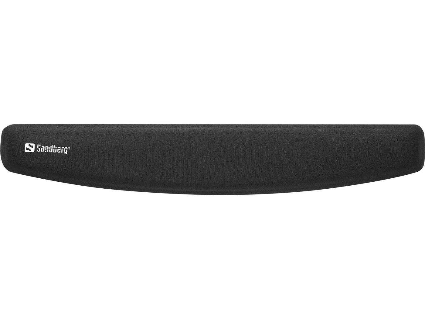 Sandberg 520-39 poggiapolso Memory foam Poliestere Nero (Memory Foam Wrist Rest 48cm - Memory Foam Wrist Rest 48cm - Memory foa