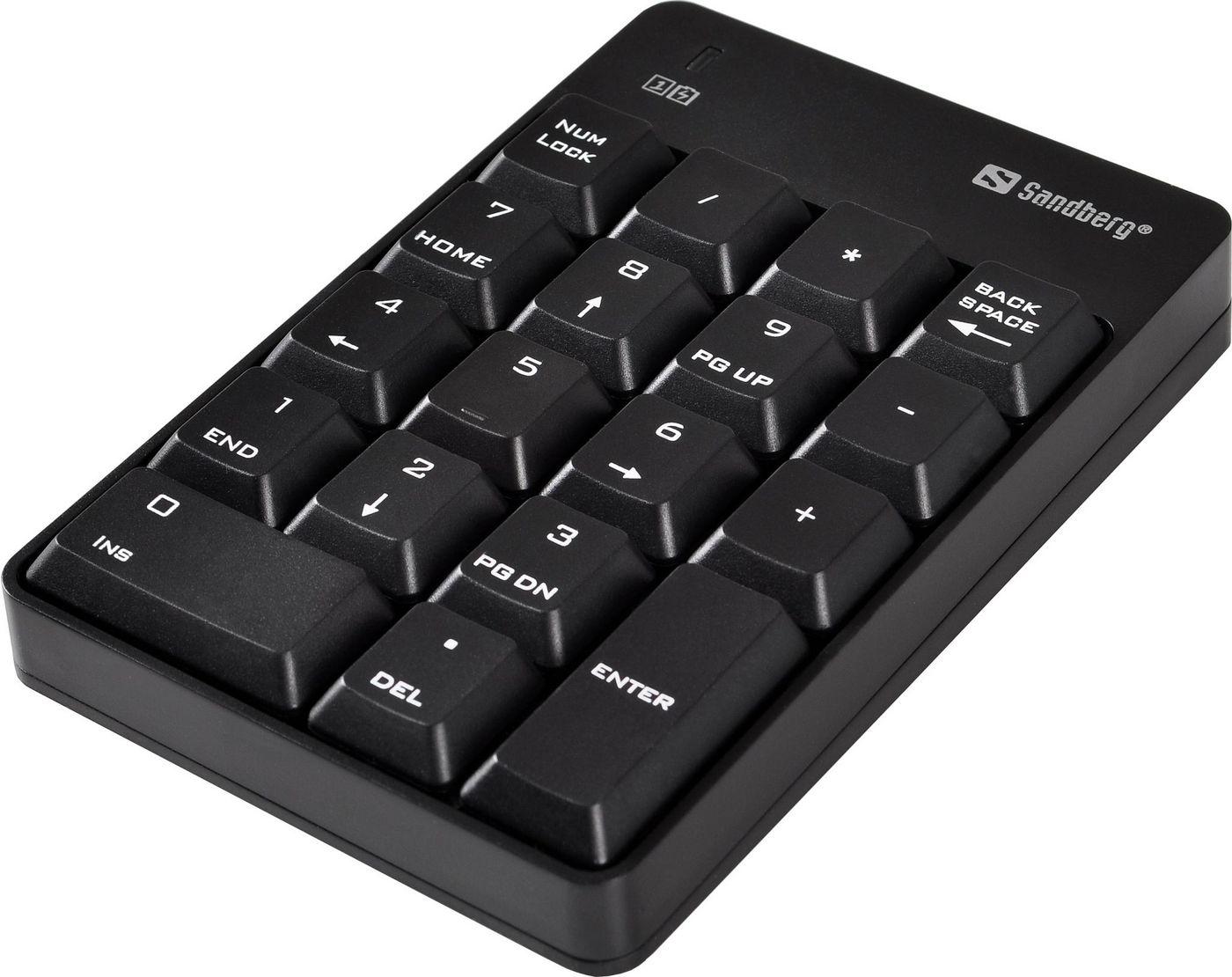Sandberg Wireless Numeric Keypad 2 (Wireless Numeric Keypad 2 - Wireless Numeric Keypad 2 RF - Wireless Notebook/PC 3 million c