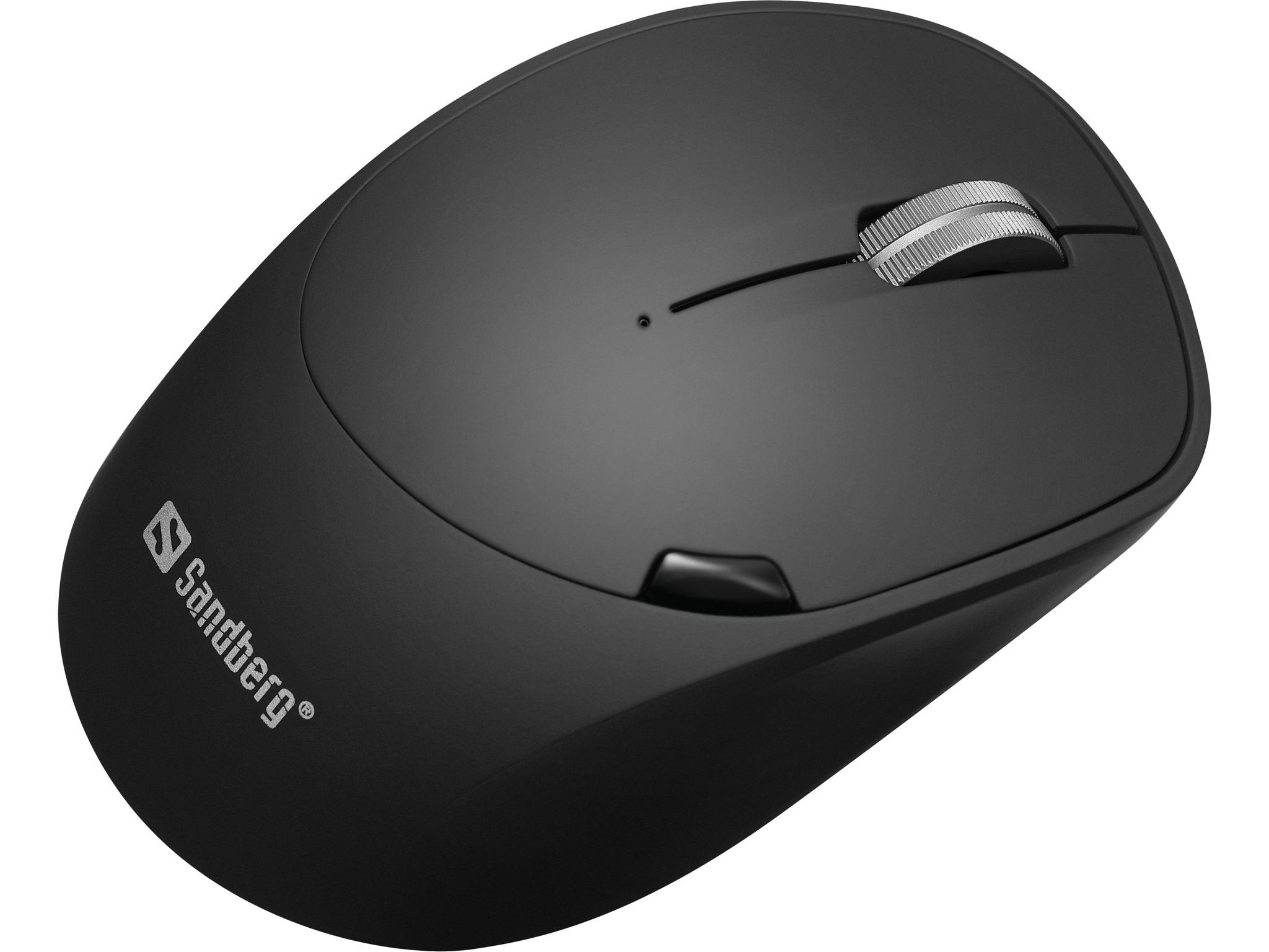 Sandberg 631-02 mouse Mano destra RF senza fili Bluetooth 1600 DPI