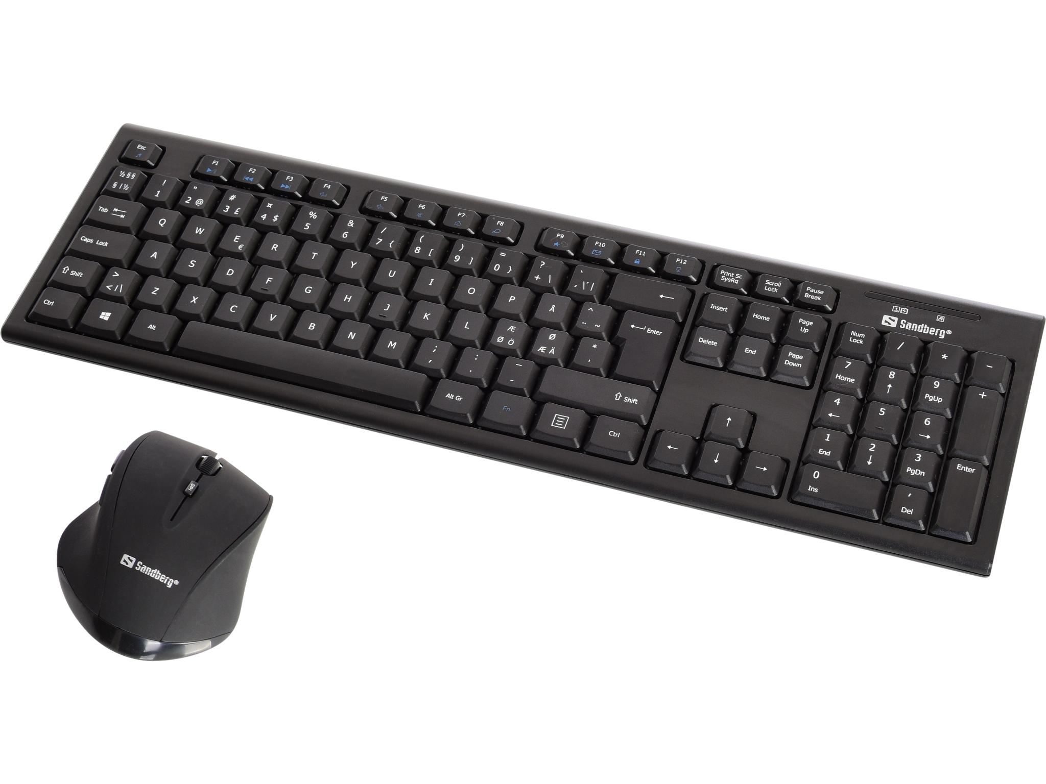Sandberg Wireless Office DesktopSet Nor (Wireless Office DesktopSet Nor - Wireless Office DesktopSet - Nor Wireless RF Wireless