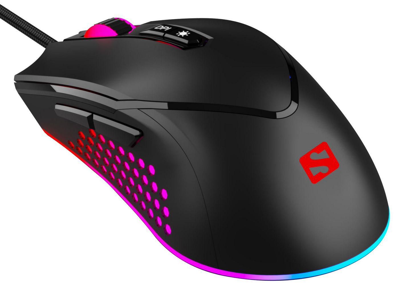Sandberg 640-20 mouse Mano destra USB tipo A 6400 DPI (Azazinator Mouse 6400 - Azazinator Mouse 6400 - Right-hand USB Type-A 64