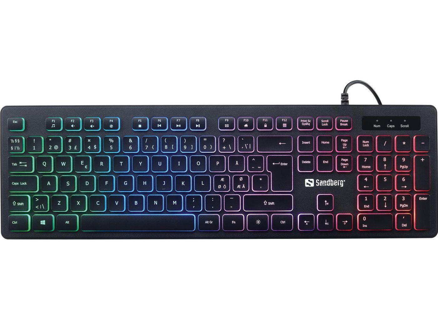 Sandberg Stealth Gamer Keyboard NORDIC (Gamer Keyboard Stealth NORDIC - Gamer Keyboard Stealth NORDIC - Warranty 60M)
