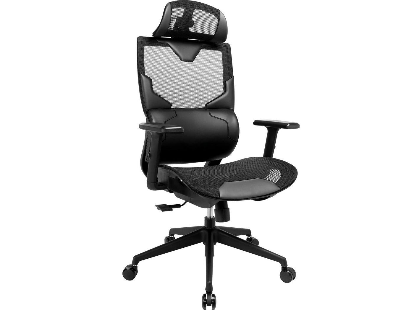 Sandberg 640-95 sedia per videogioco Sedia per gaming universale Seduta in rete Nero (ErgoFusion Gaming Chair - Warranty 60M)