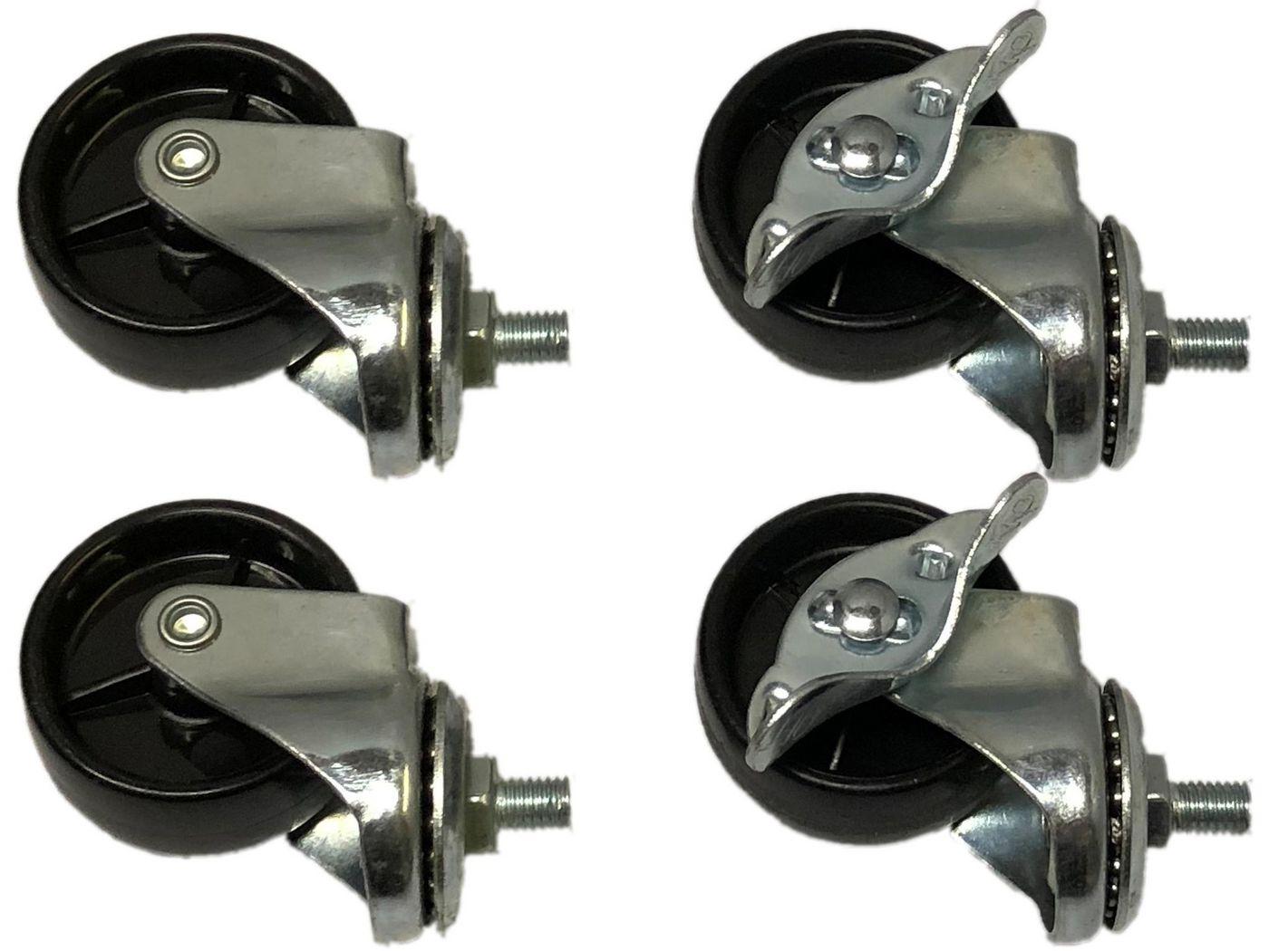 Sandberg Wheels for Alu Slatwall 4-pack (Wheels for Alu Slatwall 4-pack - Wheels for Alu Slatwall - 4-pack BlackMetallic - Warr