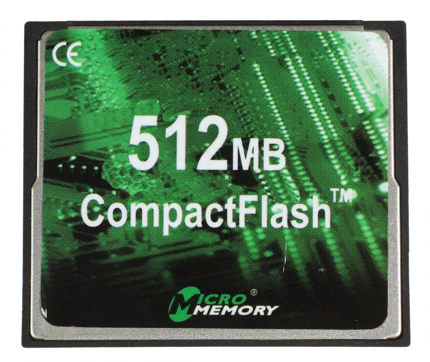 CoreParts 512MB CF x40 Type I 0,5 GB CompactFlash (512MB Memory Card - MAJOR - 80MB/Sec read/write speed - Warranty: 120M)