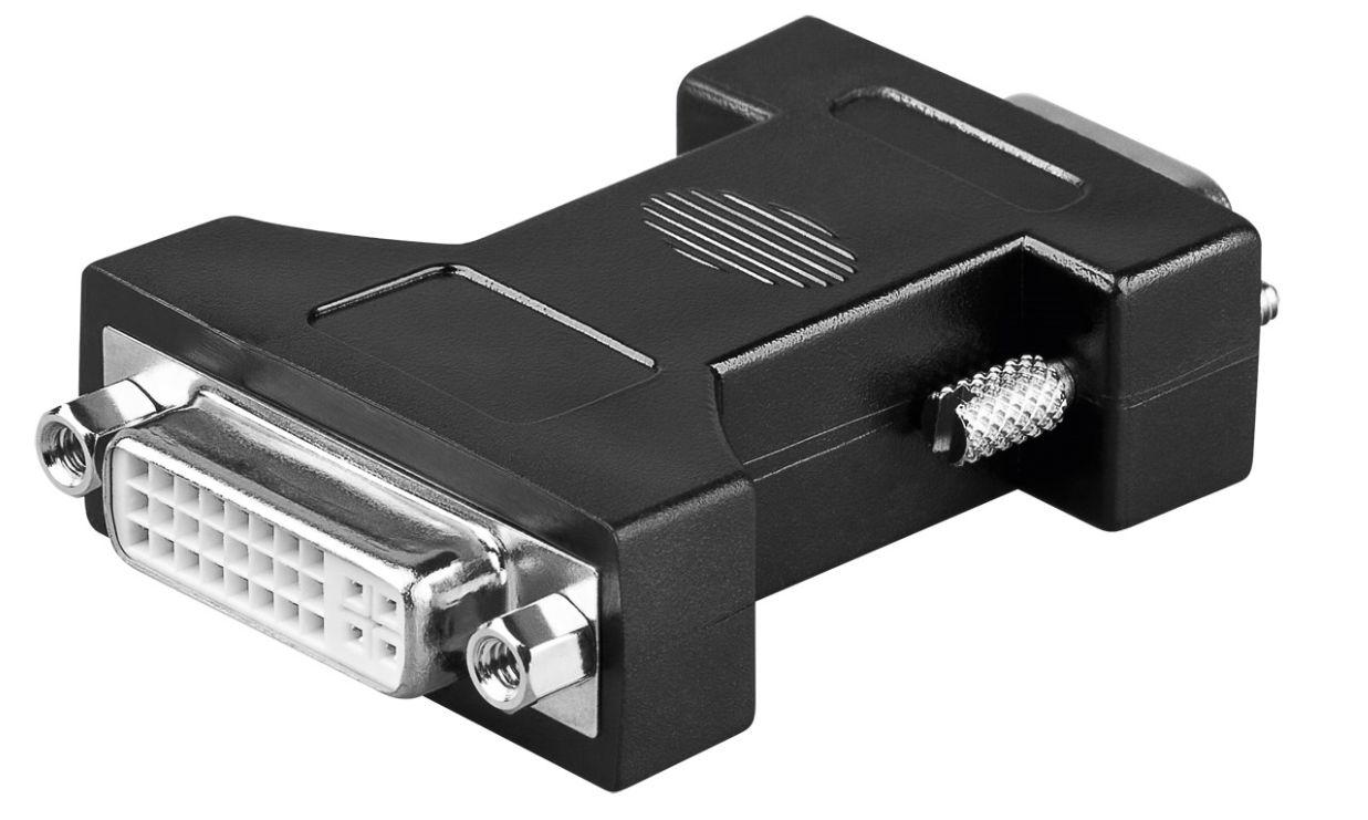 Microconnect MONBG adattatore per inversione del genere dei cavi HD15 DVI-I 245Pin Nero (Analog DVI/VGA Adaptor - Adapter DVI-I