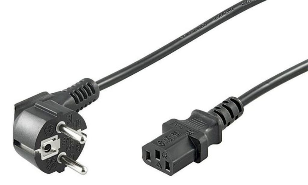 Cavo alimentazione PC C13 Shuko angolo 1.8mt