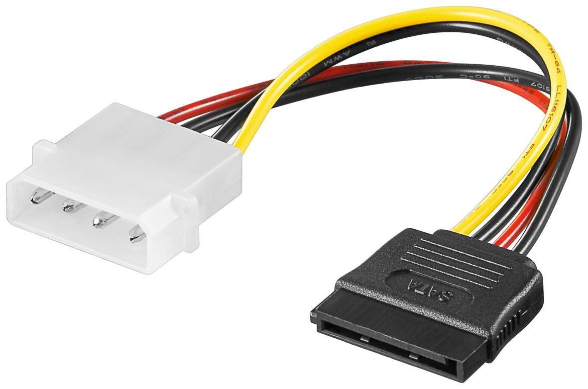 Microconnect SATA Power 4pin-15pin 02 m (PC Y Power Cable/Adapter - SATA Power 4pin-15pin 02m - Warranty 300M)