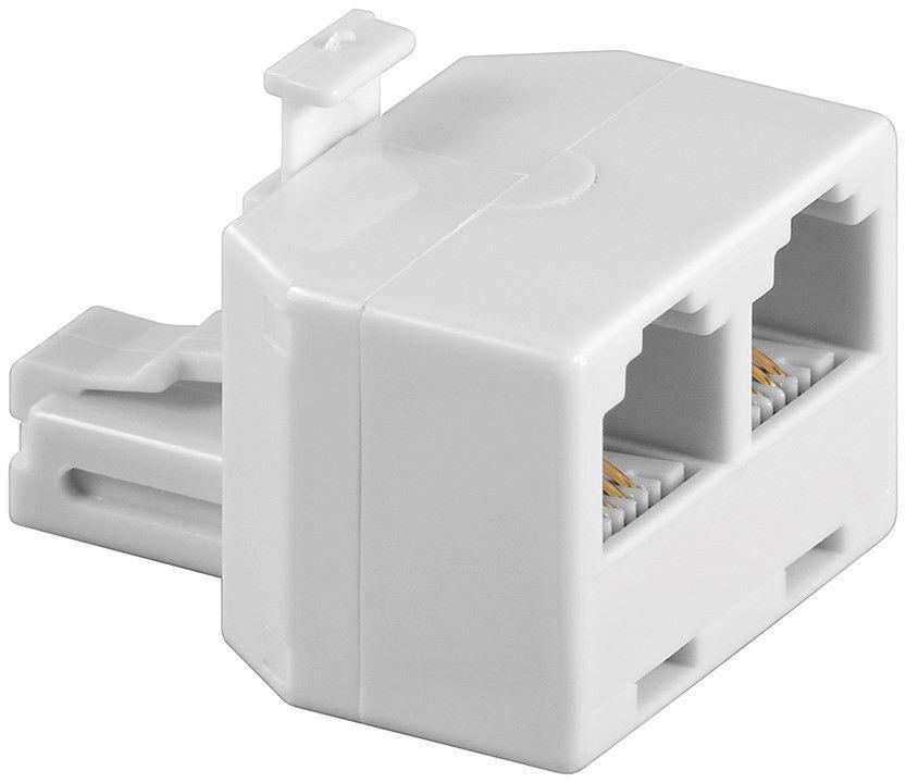 Microconnect MPK301 divisore di rete Beige (ISDN T-Adapter - Y-ADAPTER RJ11 - 2x RJ14 M/F - 6P/4C connected 11 - Warranty 300M)
