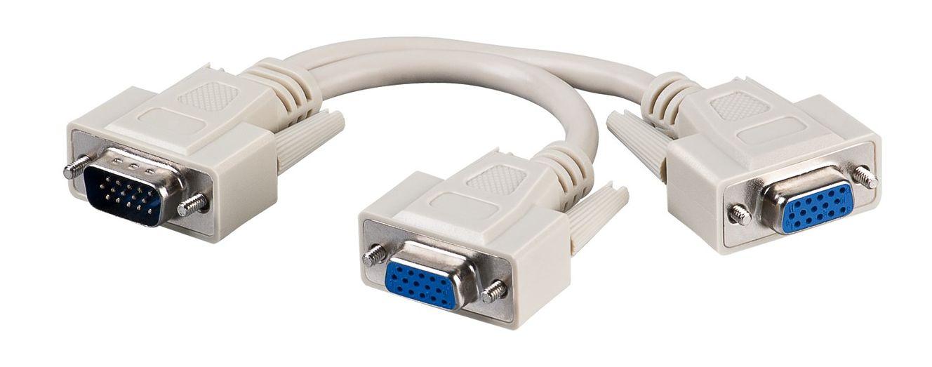 Sdoppiatore a Y VGA da 1 a 2 passivo