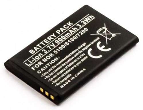CoreParts MBP-NOK1007 ricambio per cellulare Batteria Grigio (Battery for Mobile 3.3Wh - Li-ion 3.7V 900mAh 3.3Wh - Li-ion 3.7V