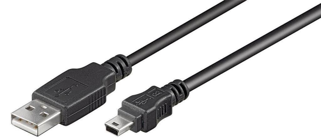 Cavo USB2.0 A-mini B 0.5 mt...