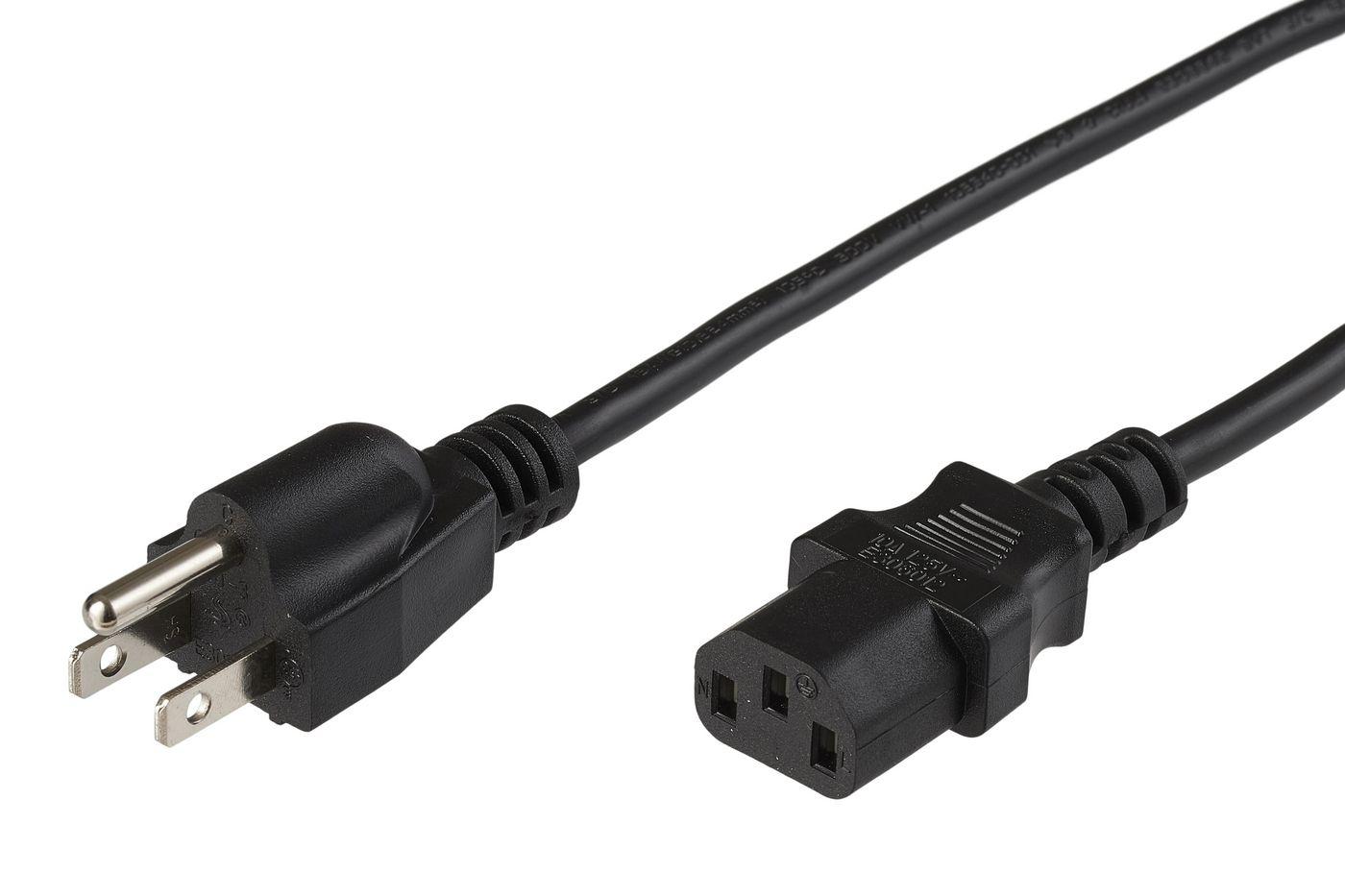 POWER CORD US TO C13 1.8M