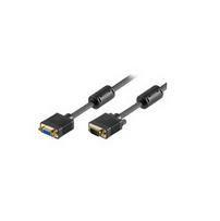 Microconnect MONGH5FB cavo VGA 5 m VGA D-Sub Nero (Full HD SVGA HD15 Extension 5m - Extension cable gold-plated - with Ferrit c