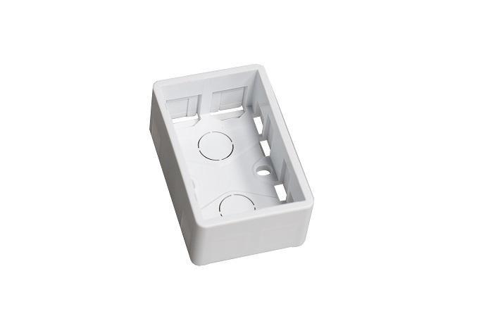 Surface mount box 1 module - FUGA FIT white - Warranty 300M
