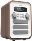 Denver DAB-48WHITE Personale Digitale Bianco, Legno (DENVER DAB-48 - DAB b?rbar radio - Blu)