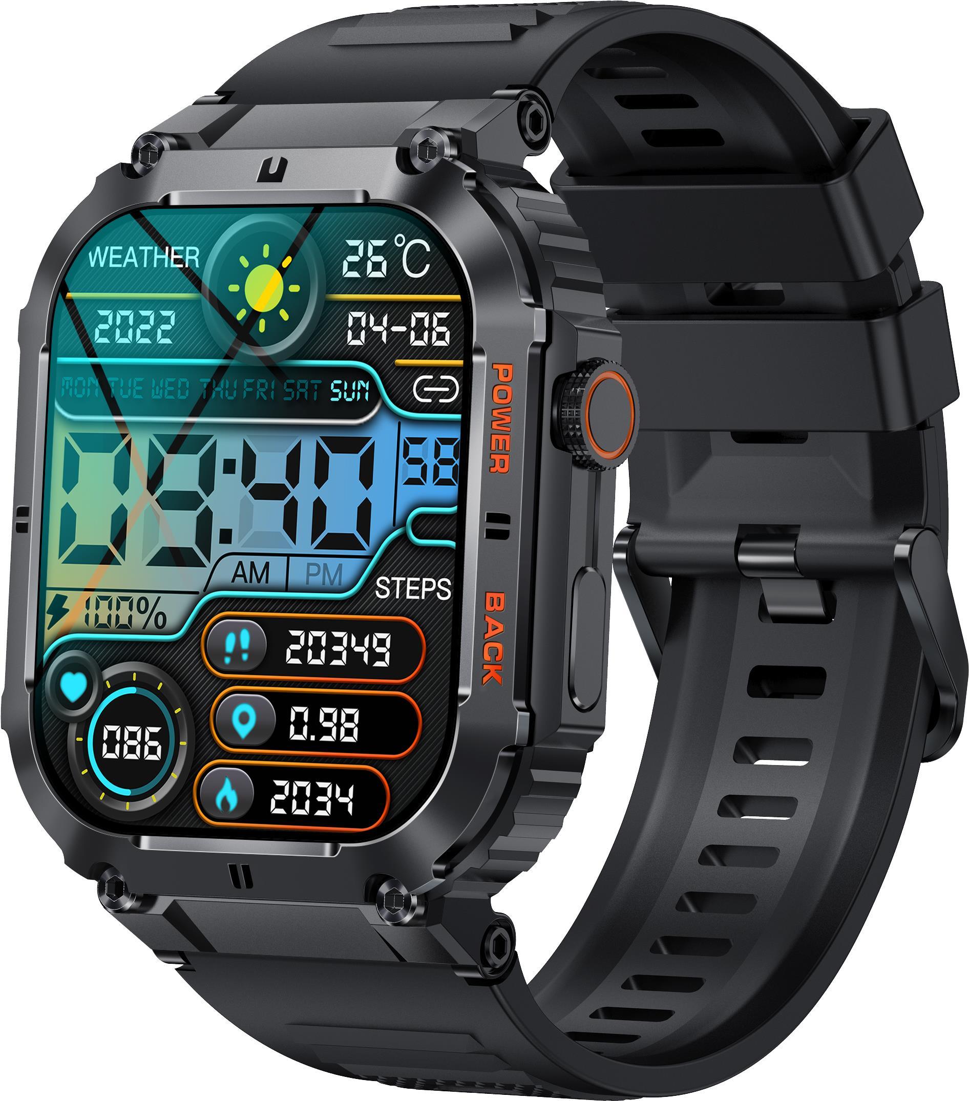 Denver Smartwatch SWC-191B BT 1.96" FC PA Nero