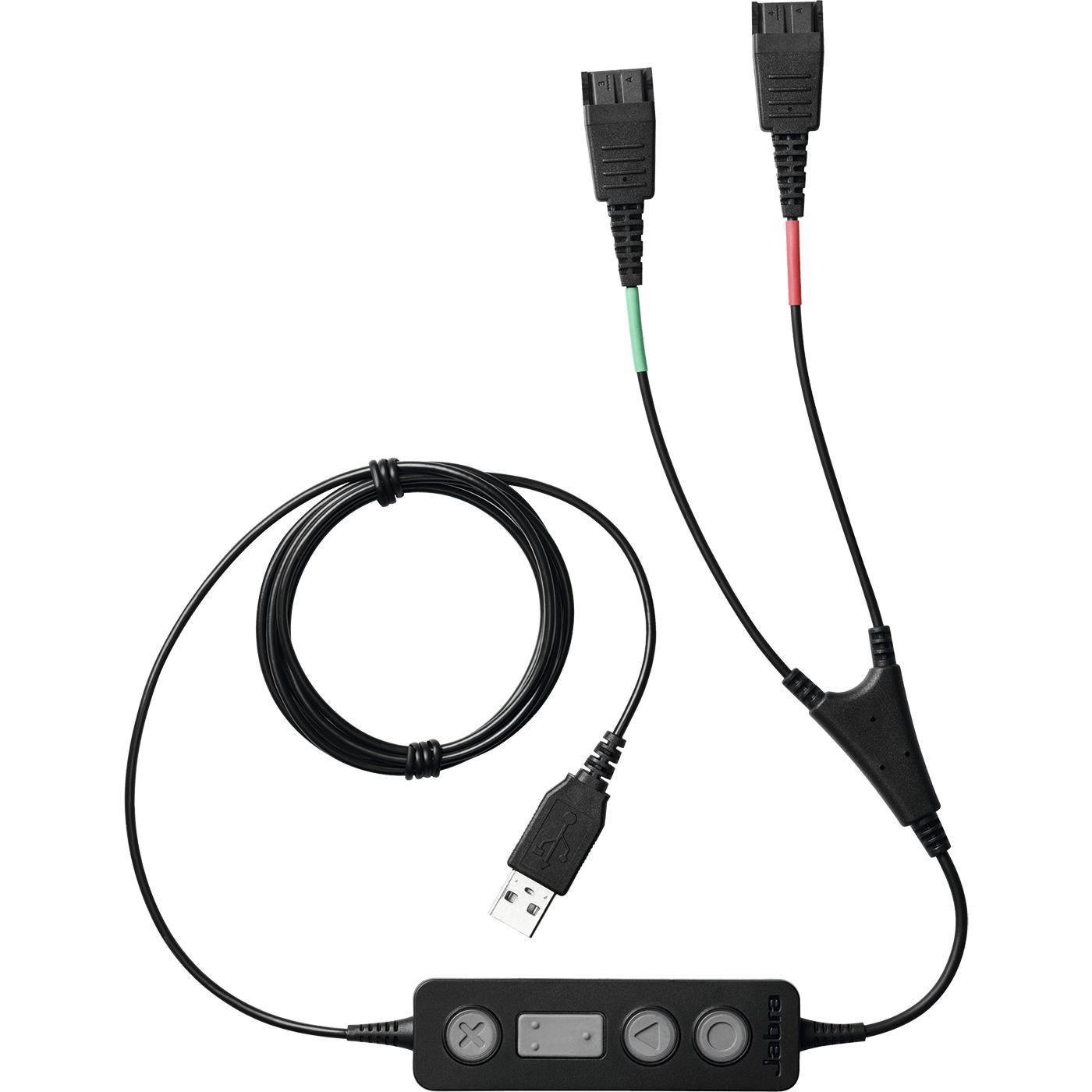 Jabra 265-09 cavo audio USB2.0 2x QD Nero [265-09]