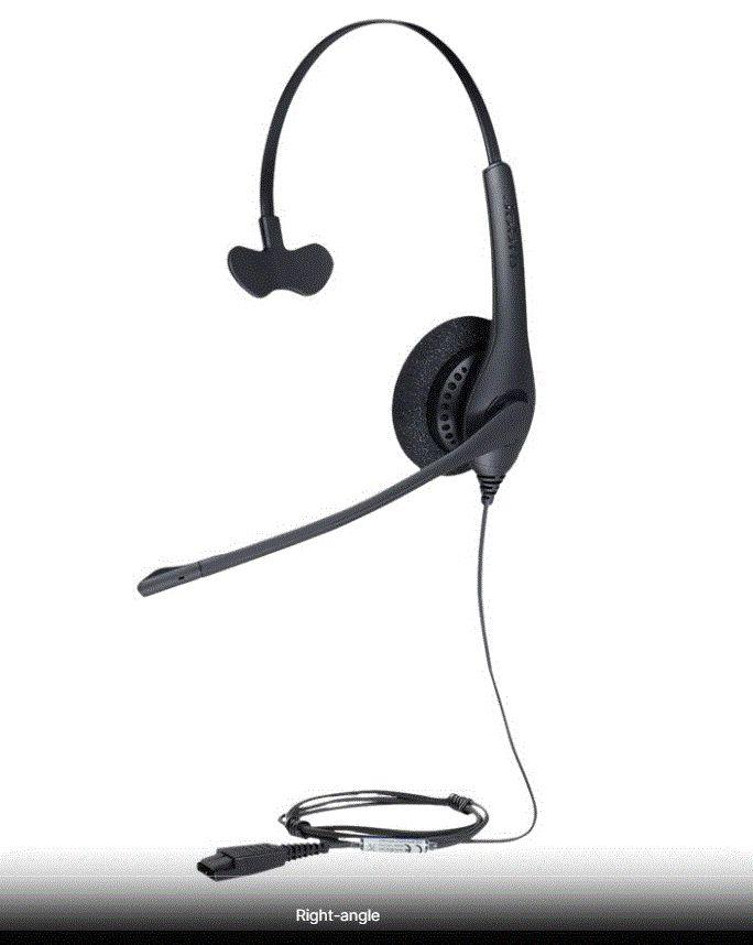 Jabra BIZ 1500 Mono Kabling Headset Sort