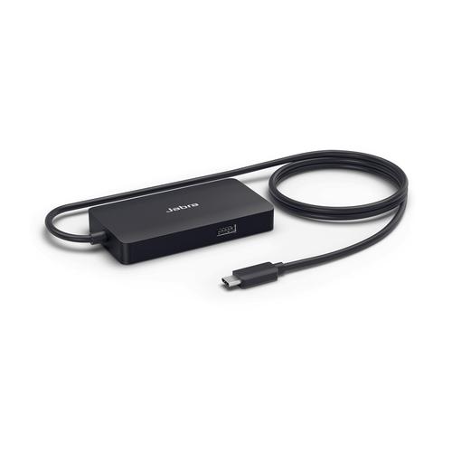 Jabra PanaCast USB 3.2 Gen 1 3.1 Gen 1 Type-C Nero (JABRA PANACAST USB HUB USB-C - INCL 3 PINS UK CHARGER)