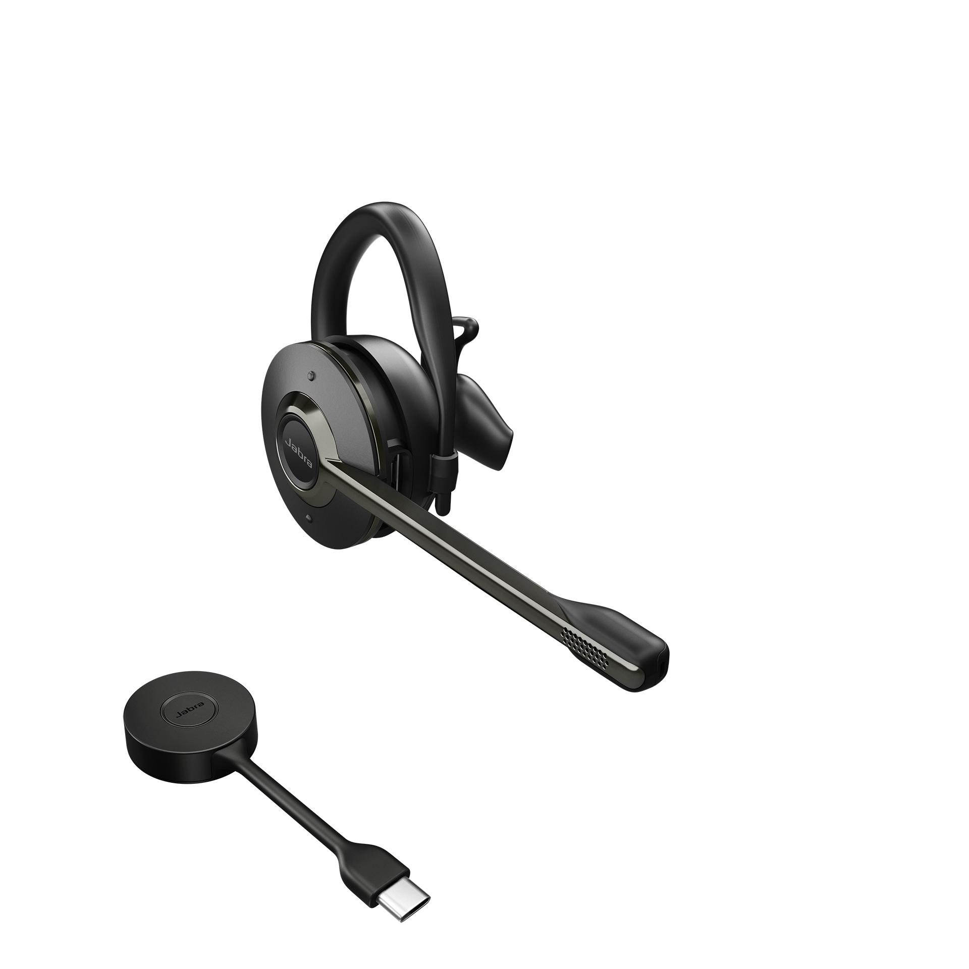 Jabra 9555-430-111 cuffia e auricolare Wireless A clip Ufficio Nero, Titanio