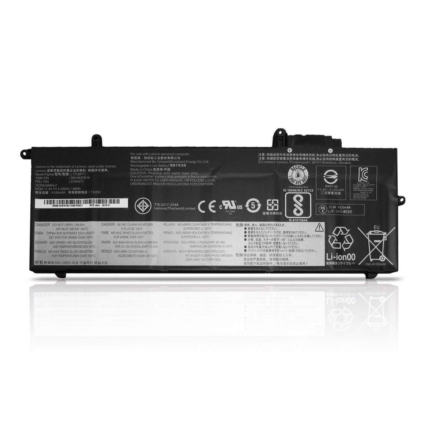 48Wh 6-cell Lithium-Ion - battery for laptops - Warranty: 3M
