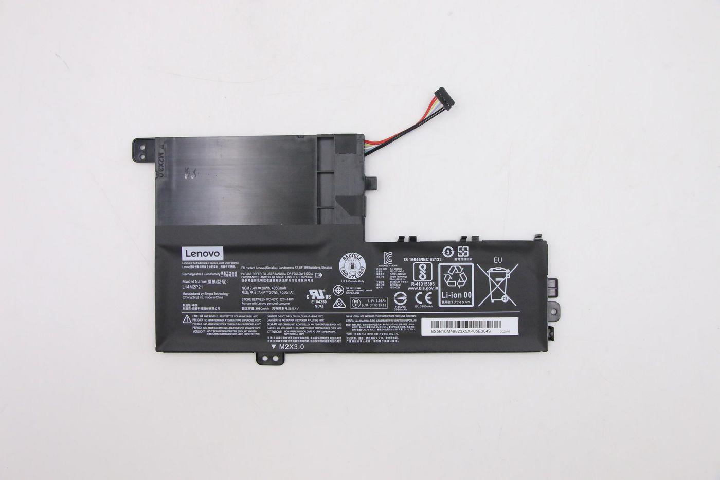 30Wh Li-ion battery for - Lenovo IdeaPad 320S series - Warranty: 3M