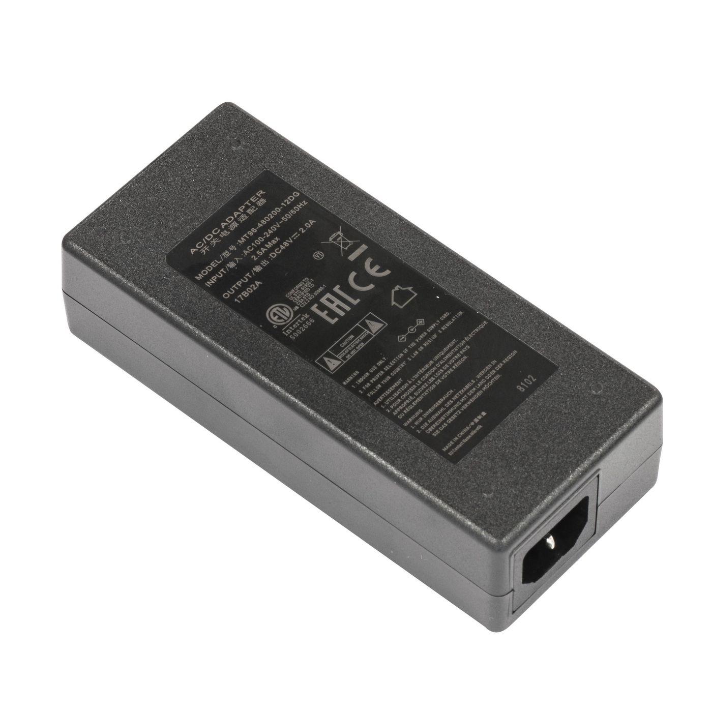MikroTik, 48V2A96W High power 48V 2A 96W power supply + power plug